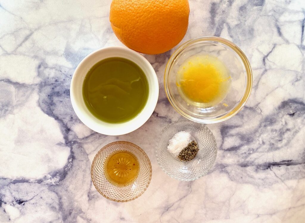 Orange Vinaigrette Dressing ingredients