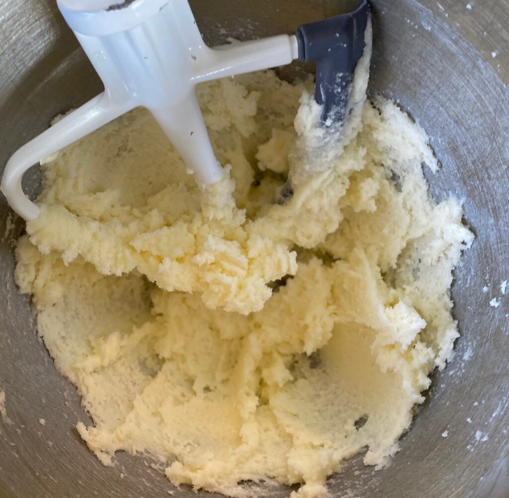 Butter sugar mixture