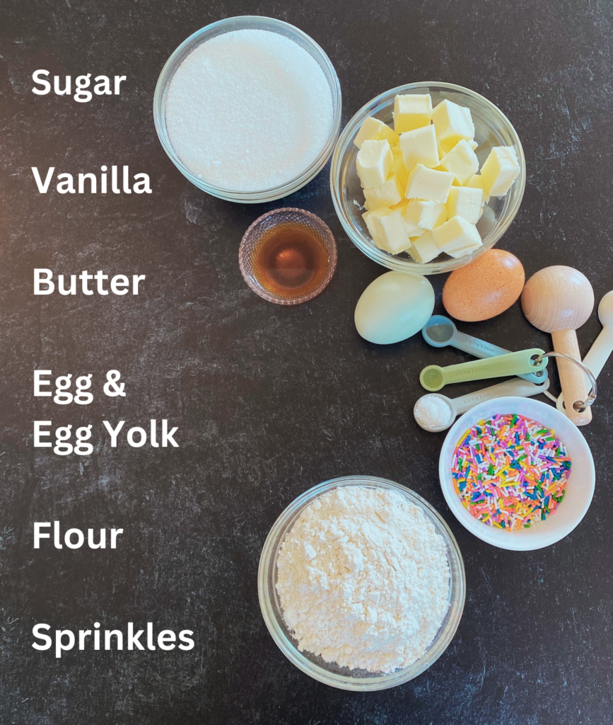 Sugar Bar Ingredients Labeled