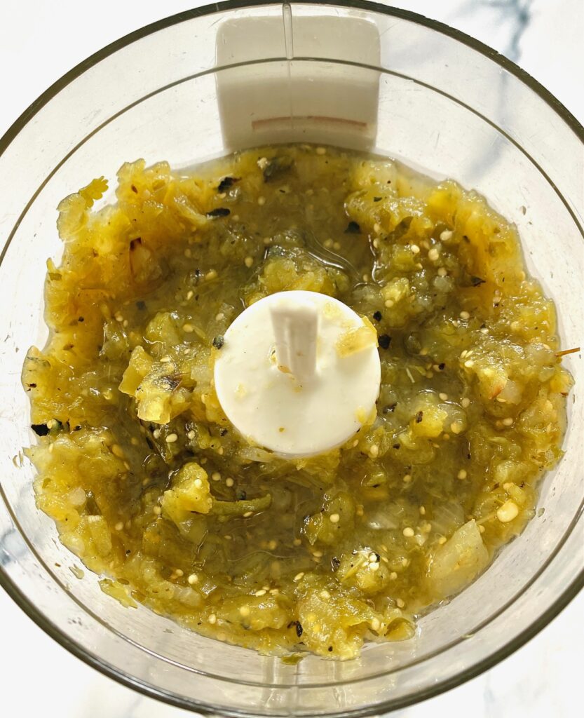 salsa verde in food processor