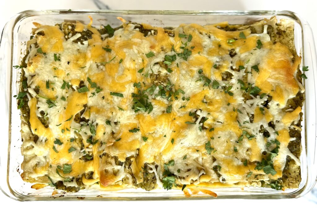 Cooked Chicken Enchiladas