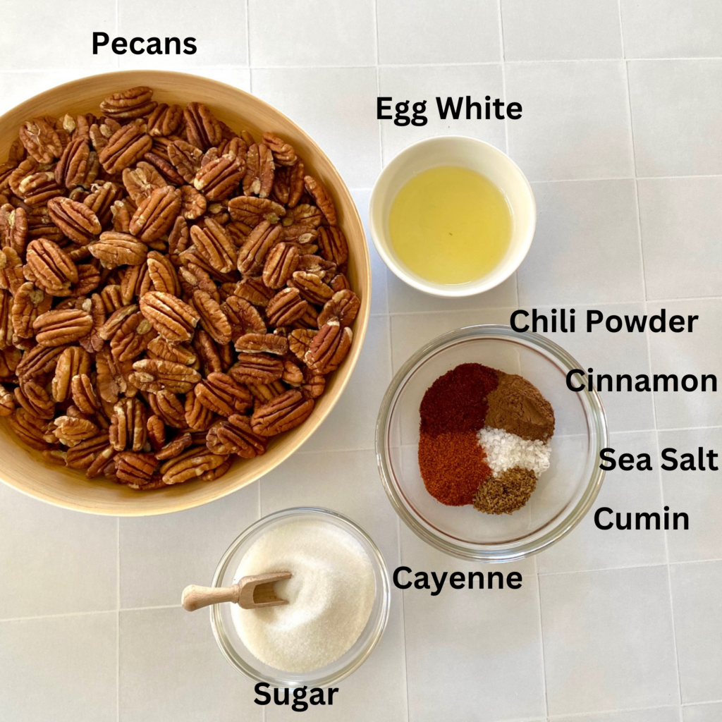 Spicy candy pecans ingredients