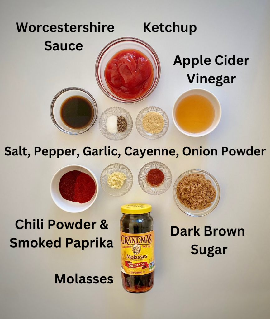 INGREDIENTS for BBQ SAUCE