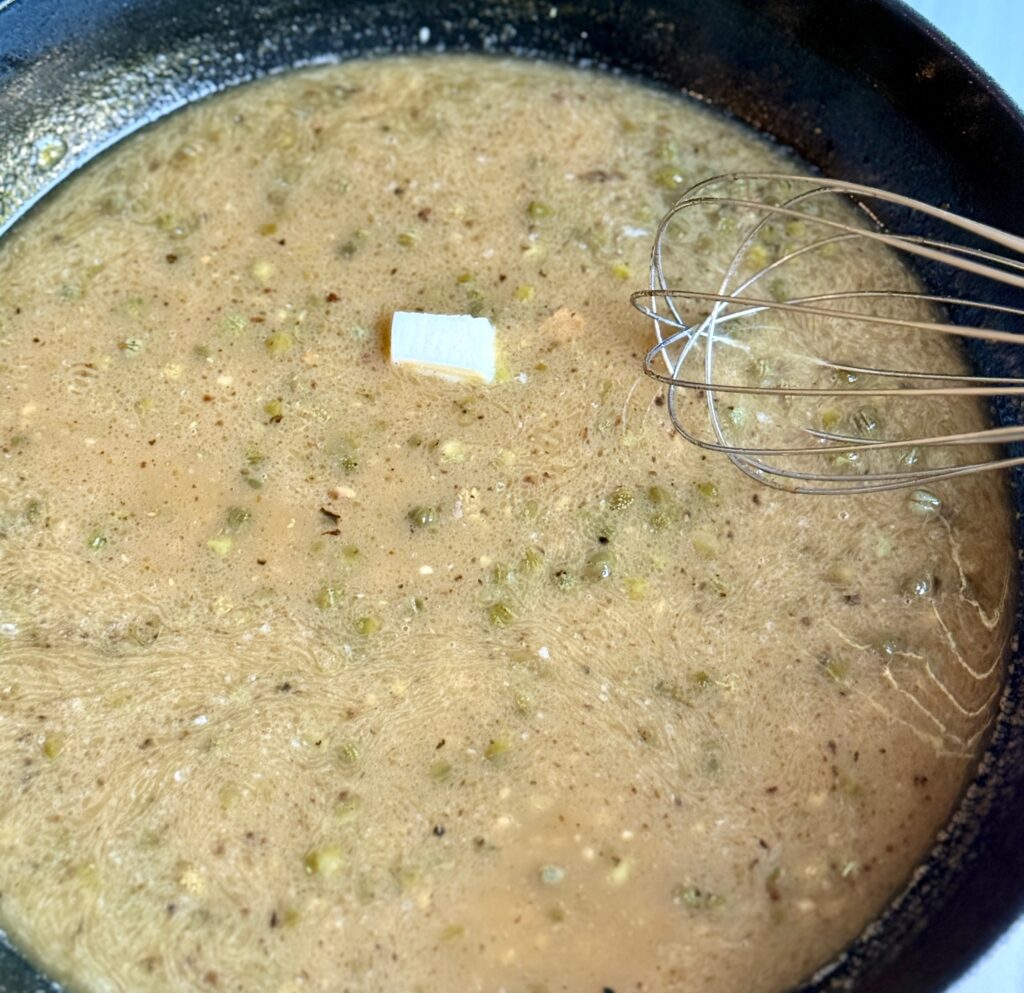 Picatta Sauce with whisk