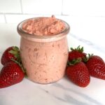 jar of strawberry butter