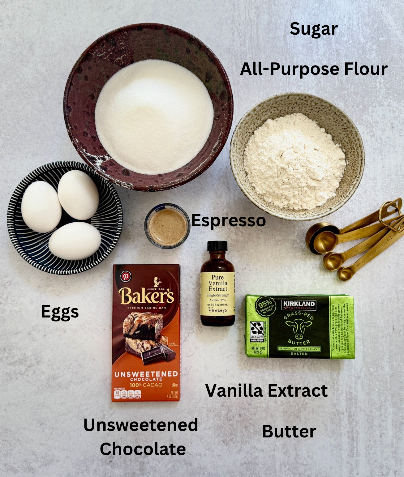 brownies for brookies ingredients labeled