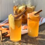 2 glasses of sangria cocktail