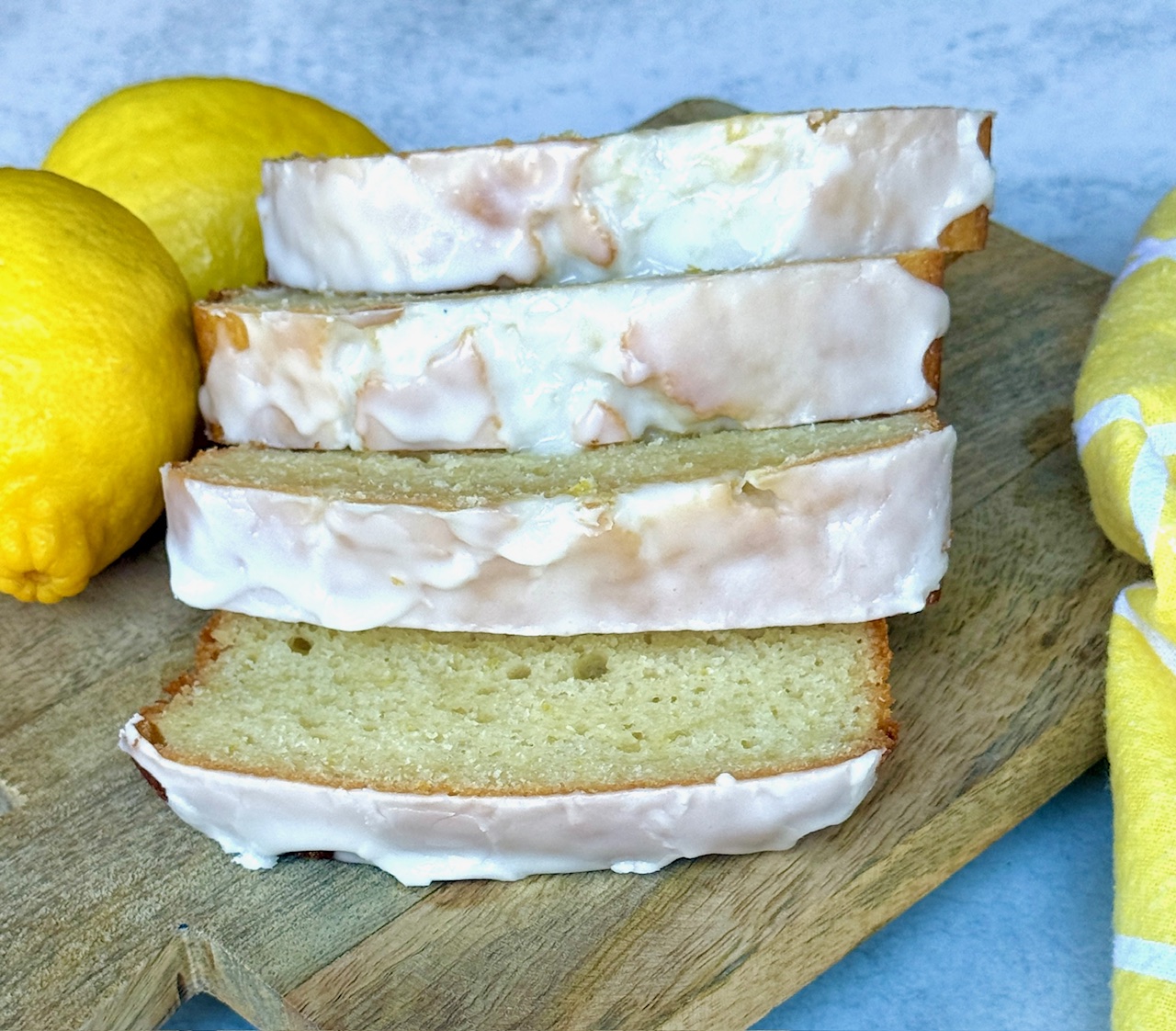 sliced lemon loaf