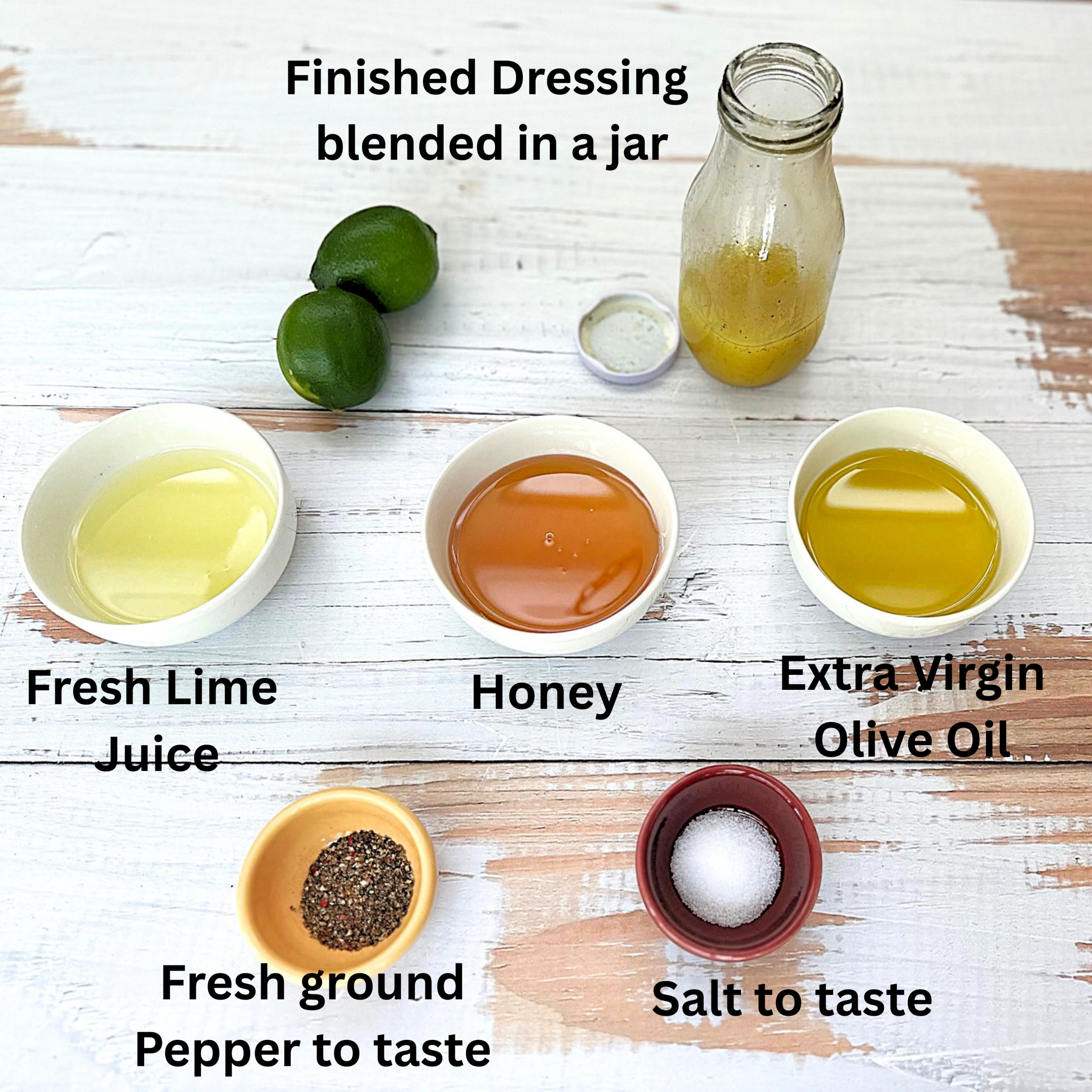 Mango Avocado Salad Dressing Ingredients