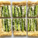 tart with asparagus
